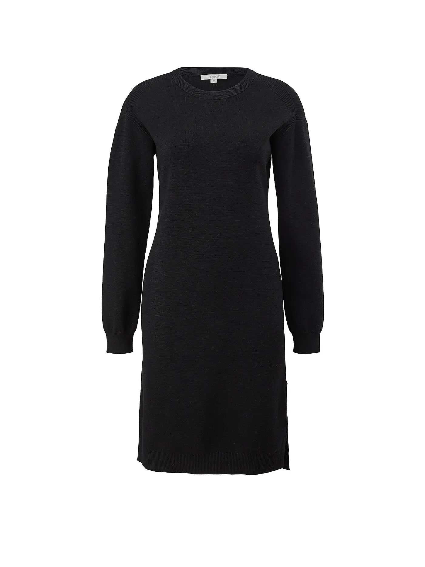 COMMA IDENTITY | Strickkleid | schwarz